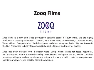 Zooq Films