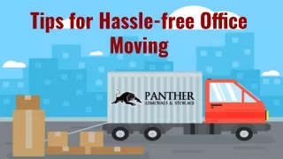 Tips for hassle-free Office Moving