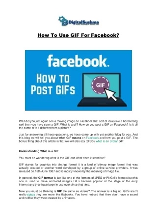 how to use gif for facebook