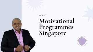 Motivational Programmes Singapore