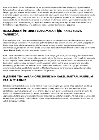 Fiber Obtik Kablolarınızın Çözümü  Telefon Santral Servisi İle Güvence Altına Al