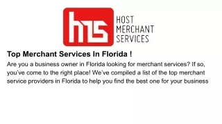 top merchant services in florida