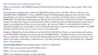 https www dope review com stock mojo review what