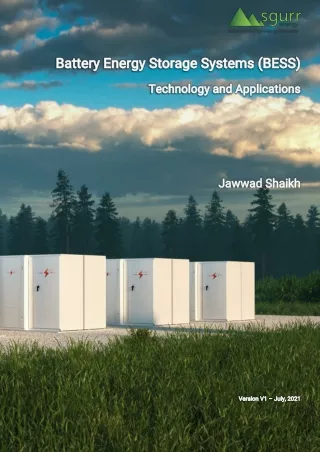 SgurrEnergy - Battery Energy Storage, Technology and Applications