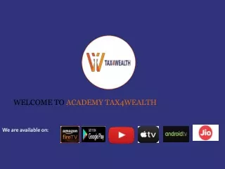 Job Guaranteed Courses in Accounting | 100% Job Placement | Academy Tax4wealth