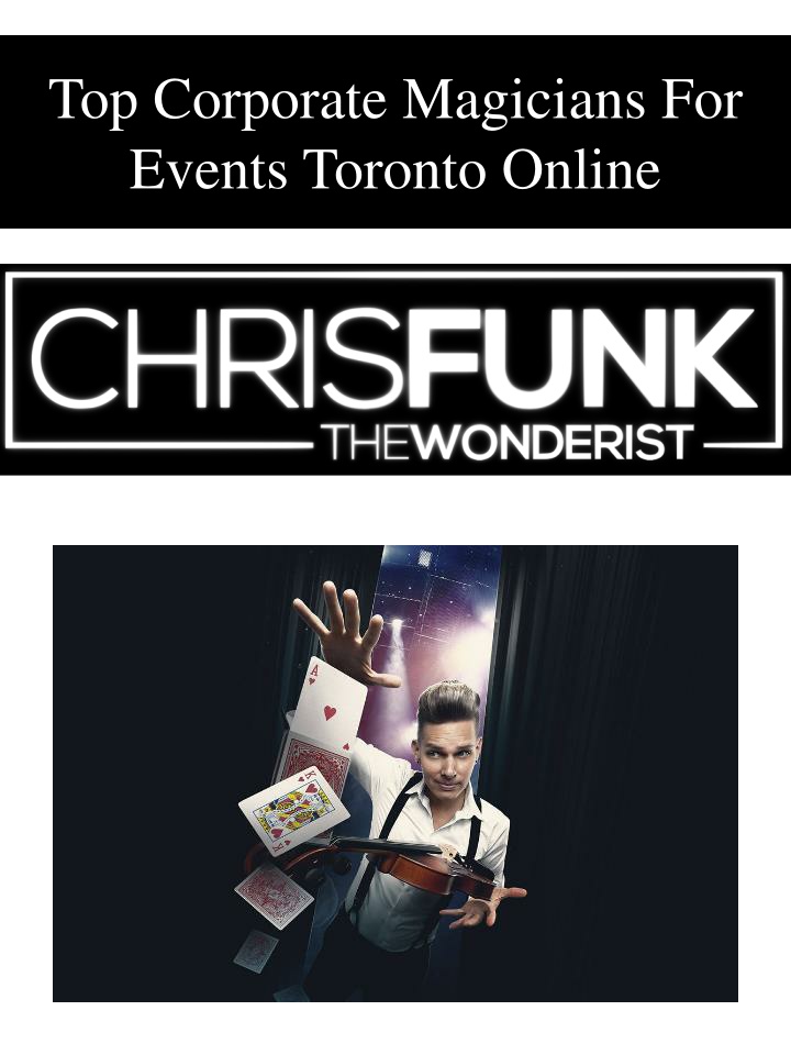 top corporate magicians for events toronto online