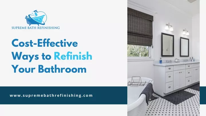cost effective ways to refinish your bathroom
