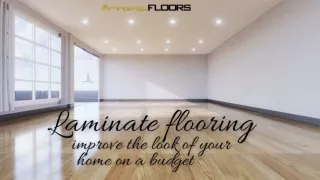 Laminate flooring improve the look of your home on a budget