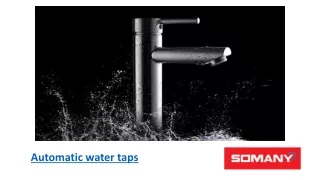 automatic water taps