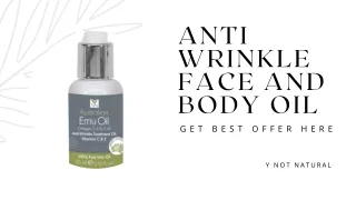 Anti Wrinkle Face and Body Oil
