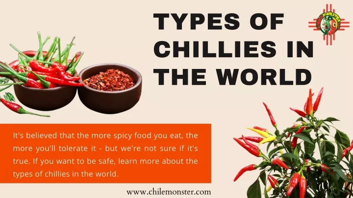 types of chillies in the world