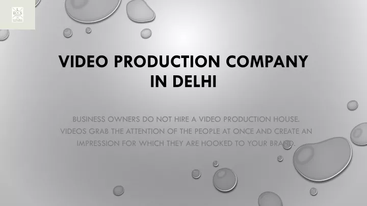 video production company in delhi