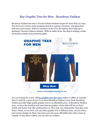 Buy Graphic Tees for Men