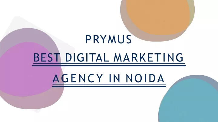 prymus best digital marketing agency in noida