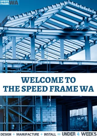 Popular Steel Frame Building Perth– Speed Frame WA