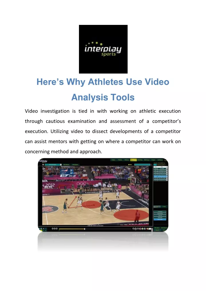 here s why athletes use video