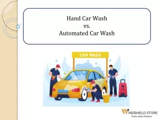 Difference Between Hand and Automatic Car Wash