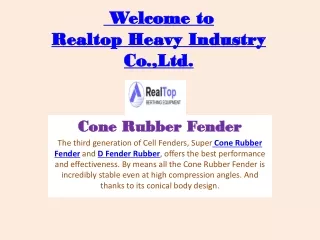 cone rubber fender