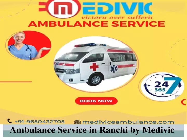 ambulance service in ranchi by medivic