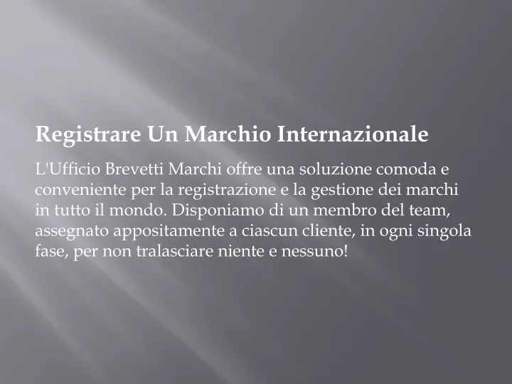 registrare un marchio internazionale