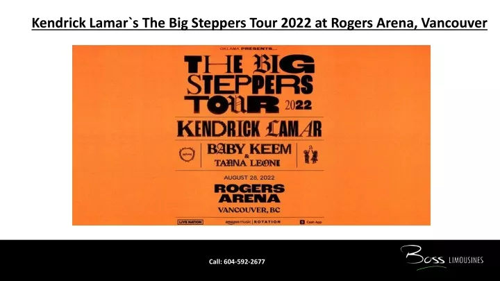 kendrick lamar s the big steppers tour 2022