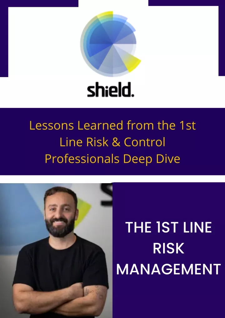 lessons learned from the 1st line risk control
