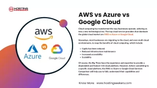 aws vs azure vs google cloud