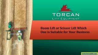 Boom Lift or Scissor Lift Which One is Suitable for Your Business