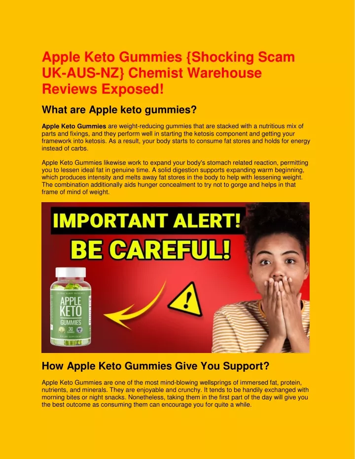 apple keto gummies shocking scam
