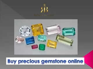 buy precious gemstone online