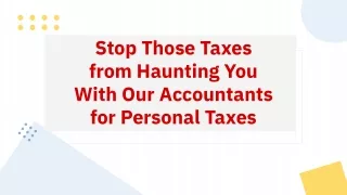 Best Accountants for Personal Taxes