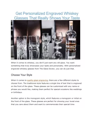 personalized engraved whiskey glasses