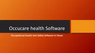 occucare health software