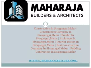 Construction In Sivagangai,Melur | Construction Company In Sivagangai,Melur