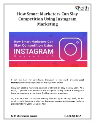 how smart marketers can slay competition using