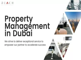 Property Management in Dubai