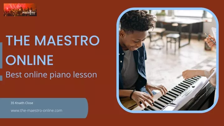 the maestro online best online piano lesson
