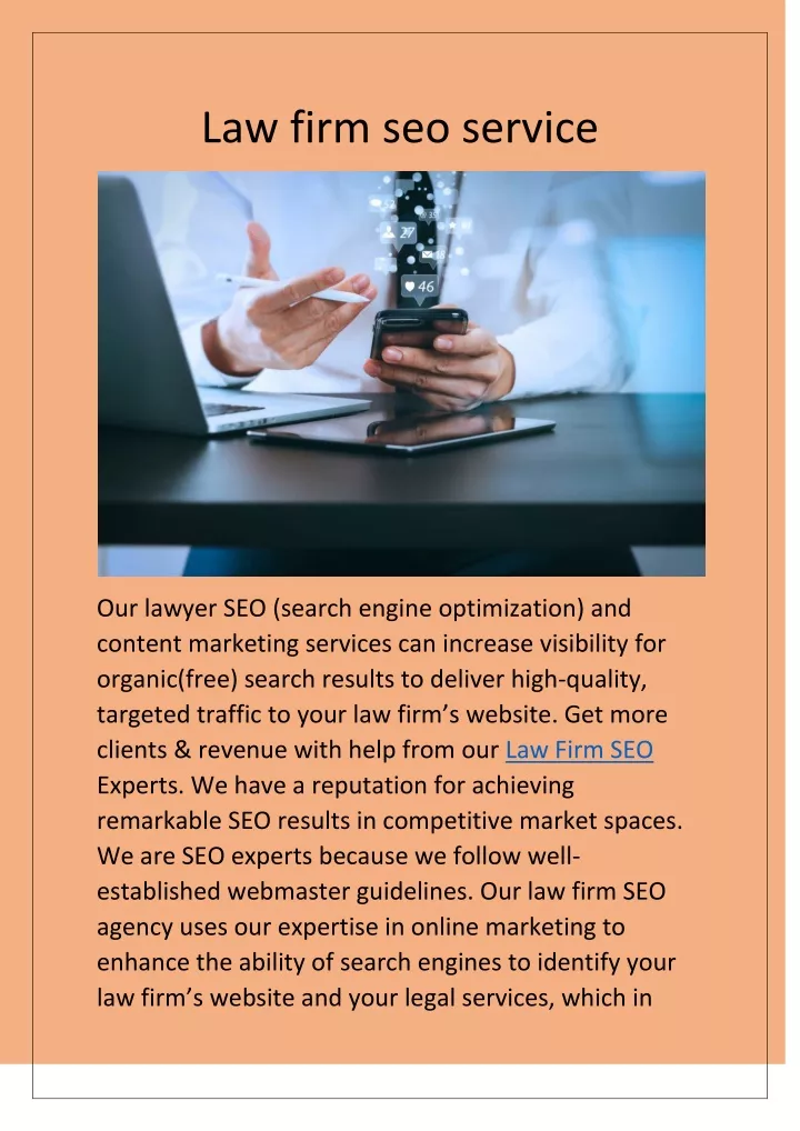 law firm seo service