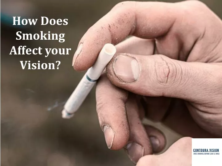 how does smoking affect your vision
