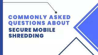 commonly asked questions about secure mobile