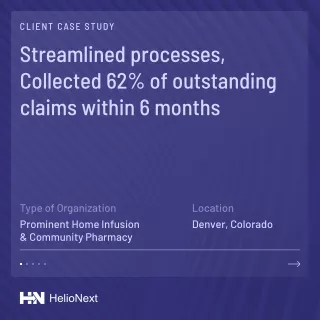 Streamlined Processes Collected 62% of Outstanding Claims within 6 months