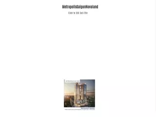 metropolissaigonnovaland