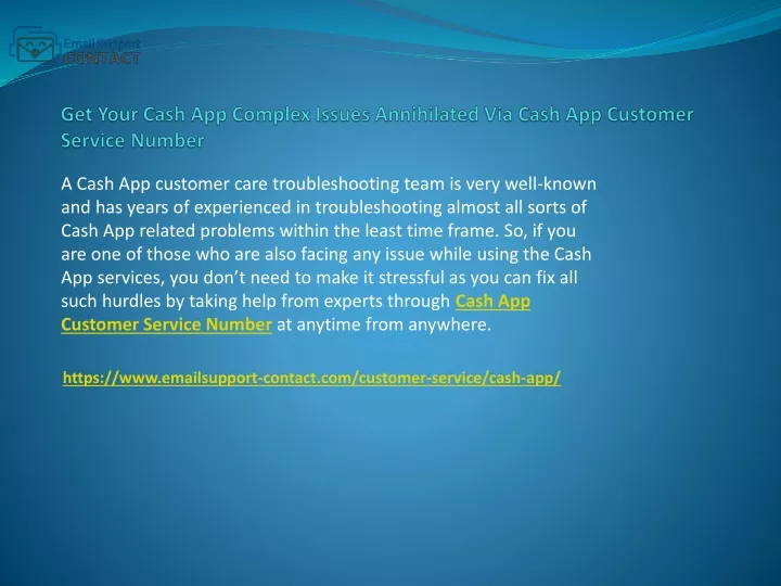 get your cash app complex issues annihilated via cash app customer service number
