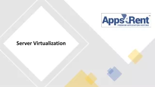 server virtualization