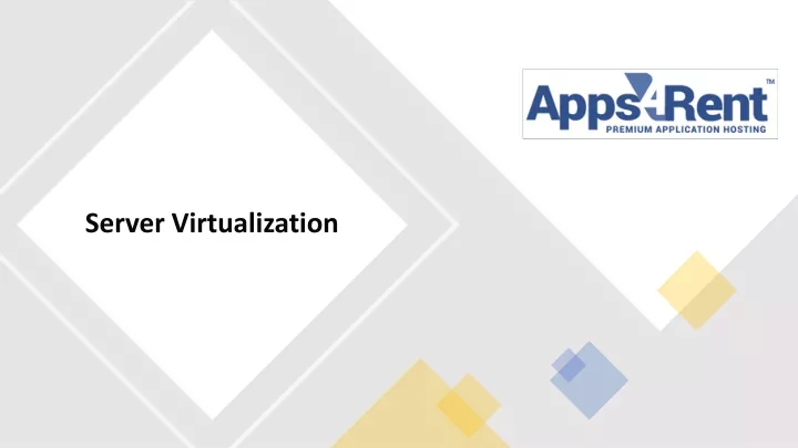 server virtualization