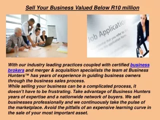 Buy a Business in South Africa