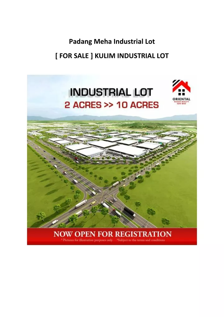 padang meha industrial lot