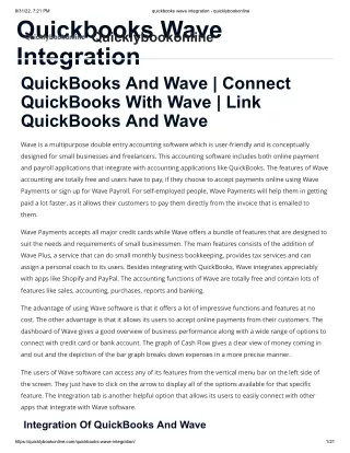 8 31 22 7 21 pm quickbooks wave integration