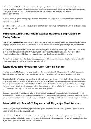 İstanbul Asansörünüzün Bozulmasının 3 Nedeni (Ve Nasıl Onarılır)