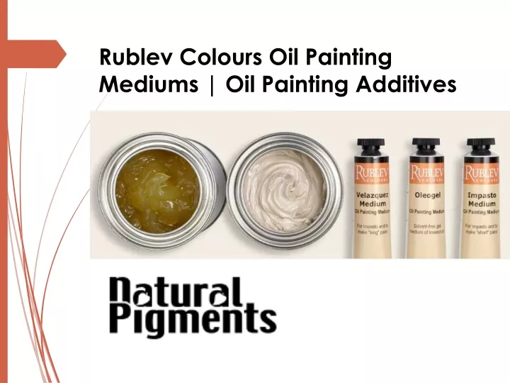 rublev colours oil painting mediums oil painting additives